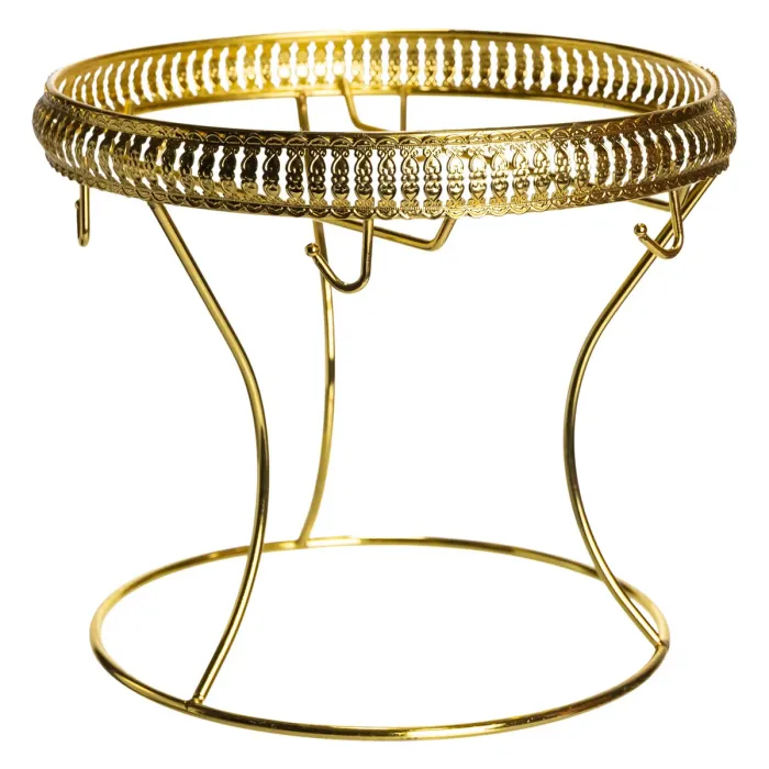 Суповий сервіз на 6 персон супниця 2 (л) на підставці з бульйонницями 400 (мл) тарілки для супу Білий із золотом FM-A23-2 (FM-A23-2) - зображення 4