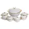 Суповий сервіз на 6 осіб супниця 3 (л) з бульйонницями 300 (мл) тарілки для супу SPW-16 (SPW-16)