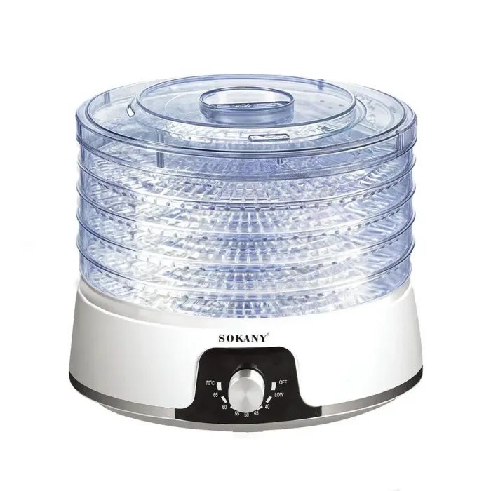 Сушилка для фруктов и овощей электрическая 350 Вт 5 лотков Sokany (SK-10072) - изображение 1