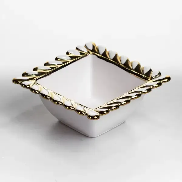 Тарілка глибока порцелянова Tiffany квадратна 15х15х7 см ML2007 (ML2007) - зображення 2