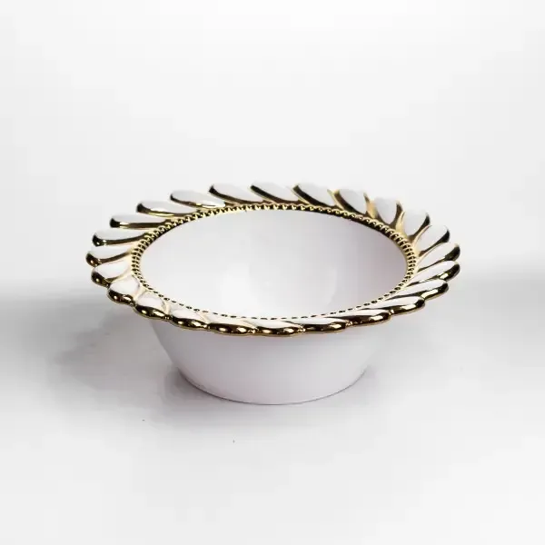 Тарілка глибока Tiffany порцелянова 20 см сервірувальна ML2005 (ML2005) - зображення 3