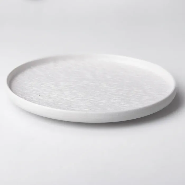 Тарелка керамическая круглая 20 см плоская белая (HP-7-733) - изображение 1