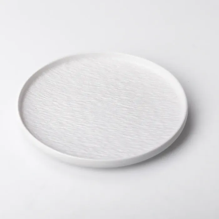 Тарелка керамическая круглая 20 см плоская белая (HP-7-733) - изображение 2