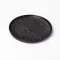Тарелка керамическая круглая 20 см плоская черная (HP-7-736)