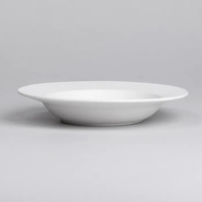 Тарілка керамічна кругла 23 см глибока біла (HP-7-724) - зображення 2