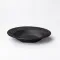 Тарілка керамічна кругла 23 см глибока чорна (HP-7-728)