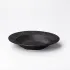 Тарелка керамическая круглая 23 см глубокая черная (HP-7-728)
