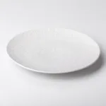 Тарілка керамічна кругла 25 см плоска біла (HP-7-723)
