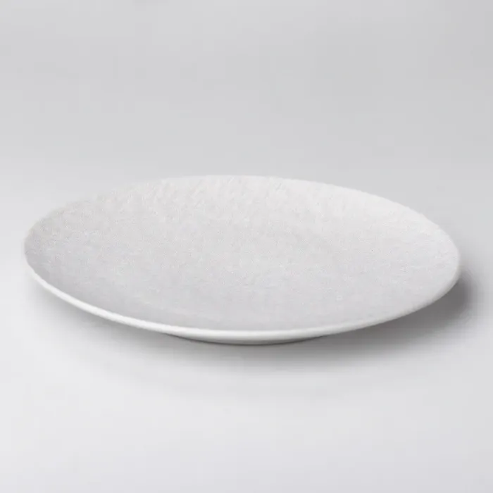 Тарілка керамічна кругла 25 см плоска біла (HP-7-723) - зображення 3