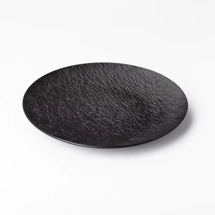 Тарілка керамічна кругла 30 см плоска чорна (HP-7-726) - зображення 1