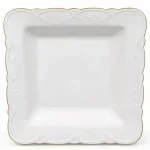 Тарілка квадратна 22×22 (см) порцелянова плоска Білий 120-YH-HG005 (120-YH-HG005)