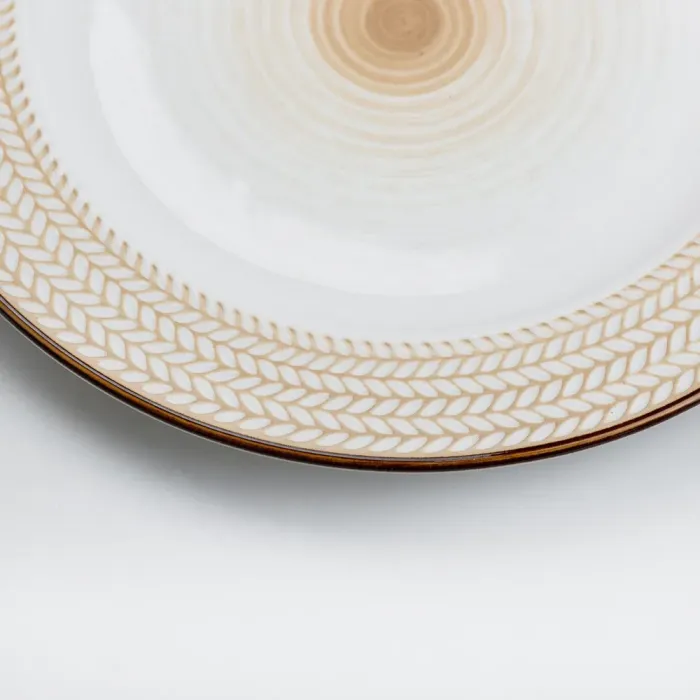 Тарілка обідня 26 см кругла плоска керамічна (HP23387) - зображення 6