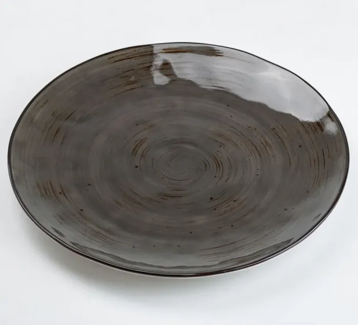 Тарілка обідня кругла 26 см плоска керамічна (HP23393) - зображення 4