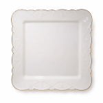 Тарілка сервірувальна порцелянова 25*25 см квадратна HP-HK-32 (HP-HK-32)
