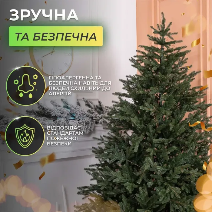 Елка искусственная 2.5 м Буковинская зеленая (TD-BUKGR25) - изображение 8