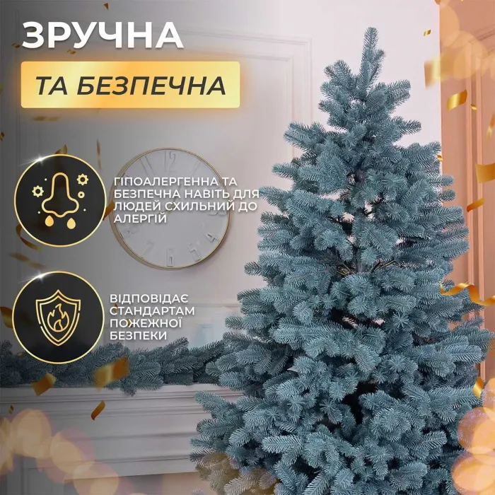 Елка искусственная 2.3 м Говерла голубая (TD-GOVBL23) - изображение 10