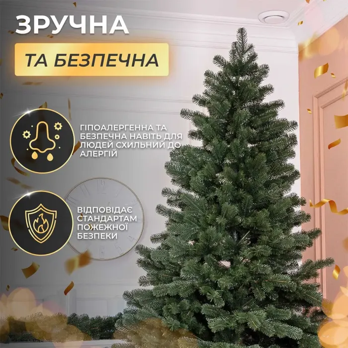 Елка искусственная 2.5 м Говерла зеленая (TD-GOVGR25) - изображение 10