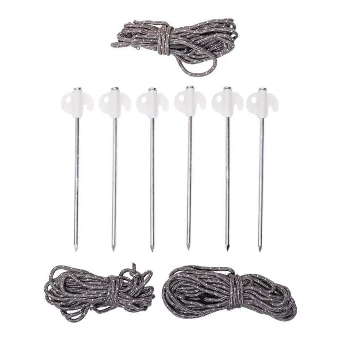 Тент туристичний навіс 3×2,95 м захисний навіс від сонця, дощу з люверсами Lugi Kemping SJ-0081GR (SJ-0081GR) - изображение 6