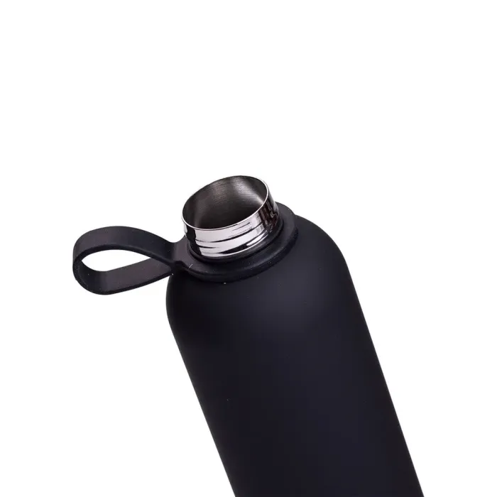 Термокружка 500 мл из нержавеющей стали термос для чая и воды термочашка черная (HP-14-53B) - изображение 3