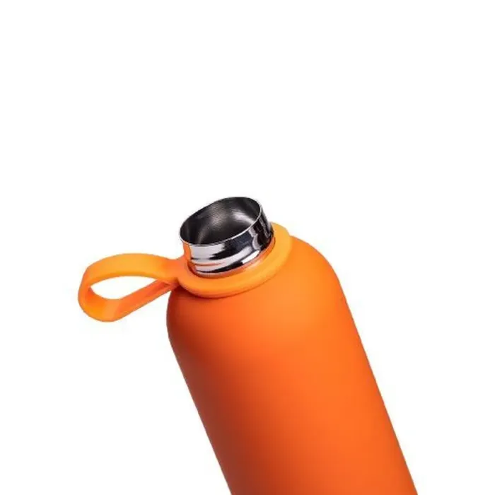 Термокружка 500 мл из нержавеющей стали термос для чая и воды термочашка оранжевая (HP-14-53O) - изображение 3