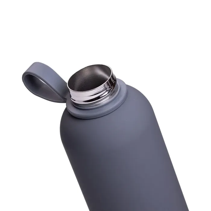 Термокружка 500 мл из нержавеющей стали термос для чая и воды термочашка серая (HP-14-53G) - изображение 2