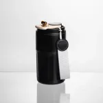 Термочашка Coffee 400 мл з ремінцем та датчиком температури, чорний Yiwu HP-GM-3 (HP-GM-3)