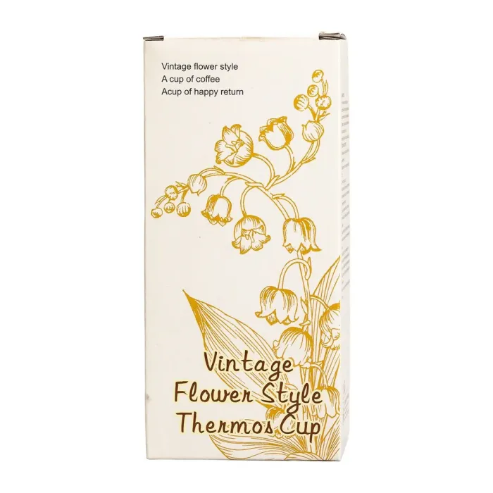 Термокружка 500 мл кружка термос с ремешком для кофе и чая термочашка из нержавеющей стали белая (HP-14-52W) - изображение 4