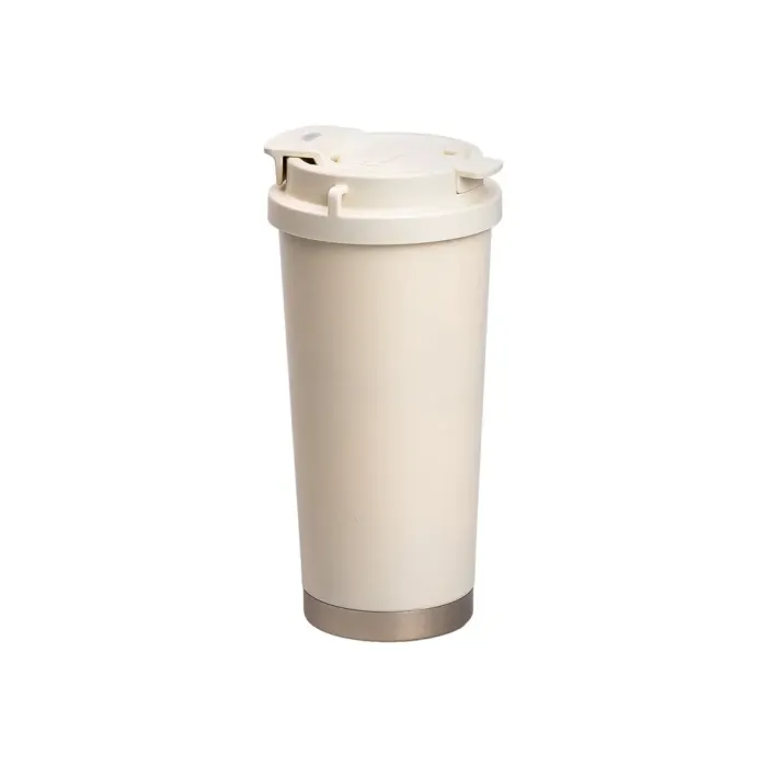 Термокружка для кофе и чая 500 мл кружка термос с ремешком термочашка из нержавеющей стали (HP-14-17BE) - изображение 3