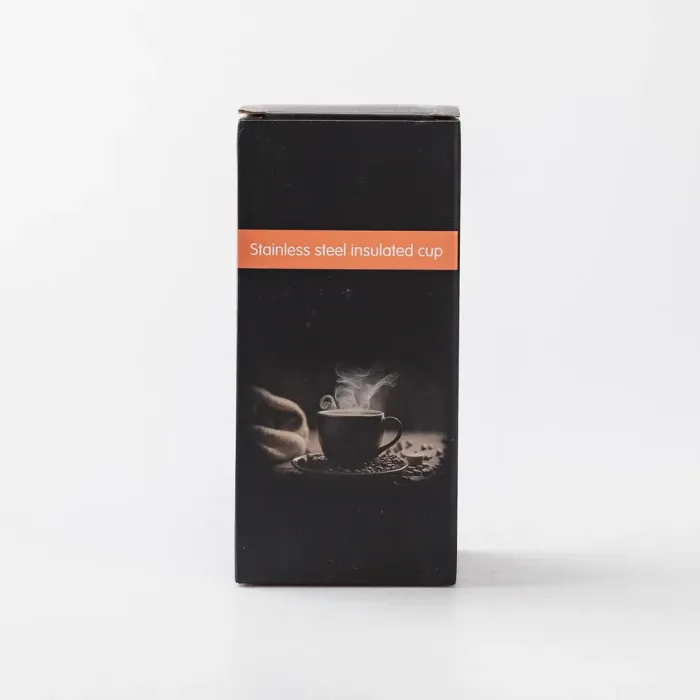 Термокружка для кофе и чая 500 мл кружка термос с ремешком термочашка из нержавеющей стали коричневая (HP-14-10BR) - изображение 8