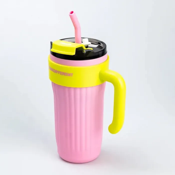 Термокружка с ручкой Think Different 860 мл термос чашка термокружки кружка термос розовая (HP28487P) - изображение 7