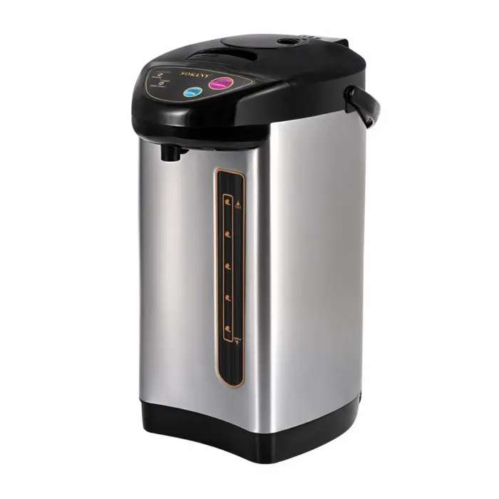 Термопот Sokany 6.8 л чайник термос 800 Вт термочайник електротермос Сріблястий SK-09060 (SK-09060) - зображення 1