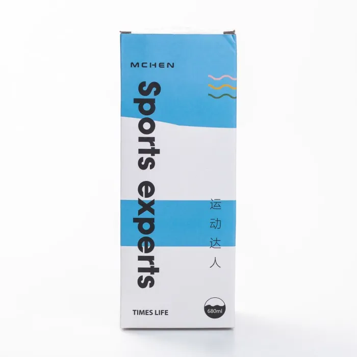 Термос спортивный TO YOUTH 680 мл с металлической колбой для чая с ручкой черный (HP-14-54B) - изображение 6