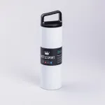 Термос металевий 500 мл з нержавіючої сталі Bottle Sport з ручкою білий (HPGM5009W)