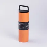Термос металевий 500 мл з нержавіючої сталі Bottle Sport з ручкою помаранчевий (HPGM5009O)