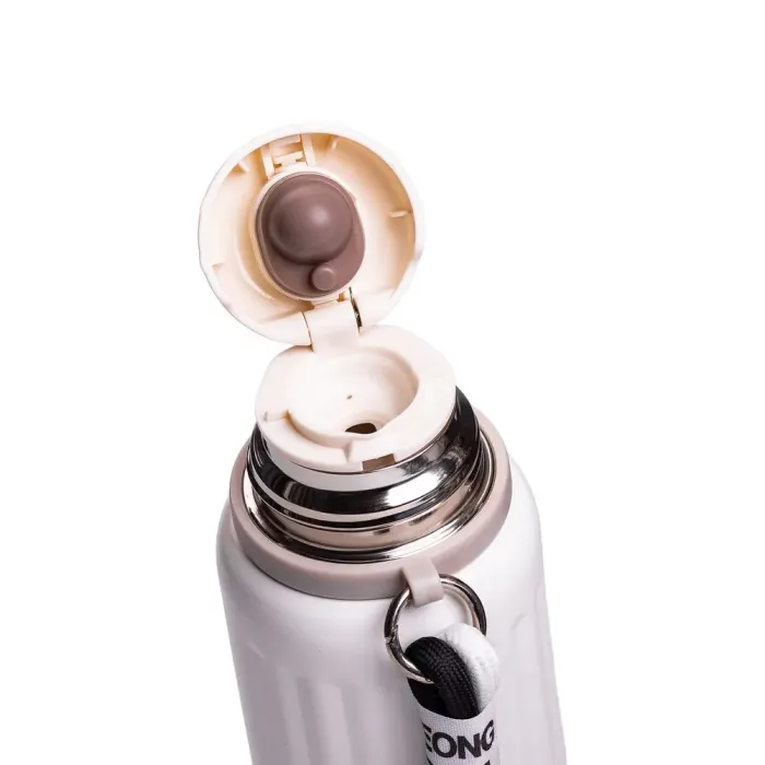 Термос металлический 600 мл из нержавеющей стали белый (HP-14-9W) - изображение 2