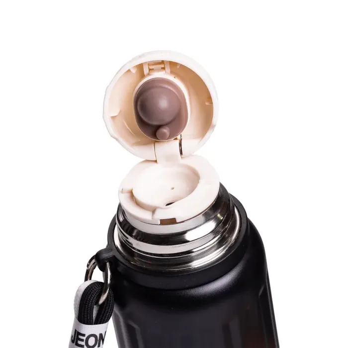 Термос металлический 600 мл черный из нержавеющей стали (HP-14-9B) - изображение 2