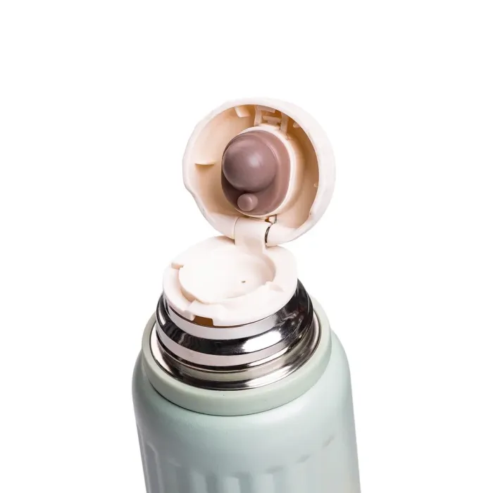 Термос металлический 600 мл из нержавеющей стали мятный (HP-14-9GR) - изображение 2