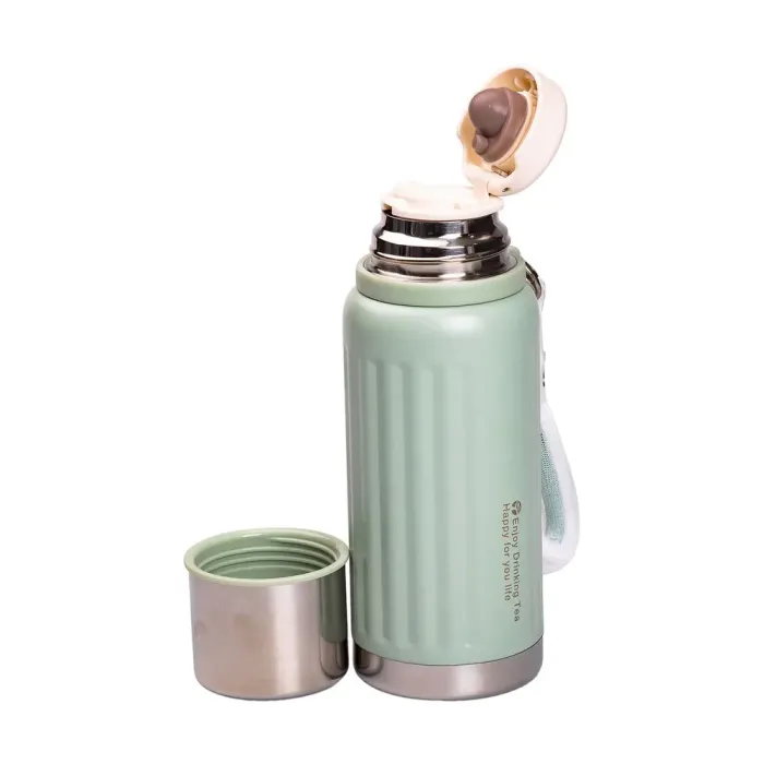 Термос металлический 600 мл из нержавеющей стали мятный (HP-14-9GR) - изображение 3