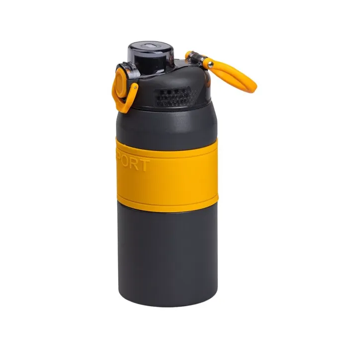 Термос металлический 600 мл из нержавеющей стали с поилкой (HP-14-5G) - изображение 2