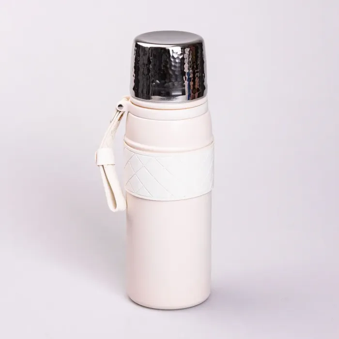 Термос металлический 700 мл из нержавеющей стали белый (HP-14-7W) - изображение 1