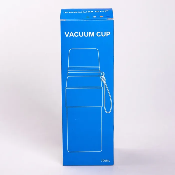 Термос металлический 700 мл оранжевый из нержавеющей стали (HP-14-7O) - изображение 6