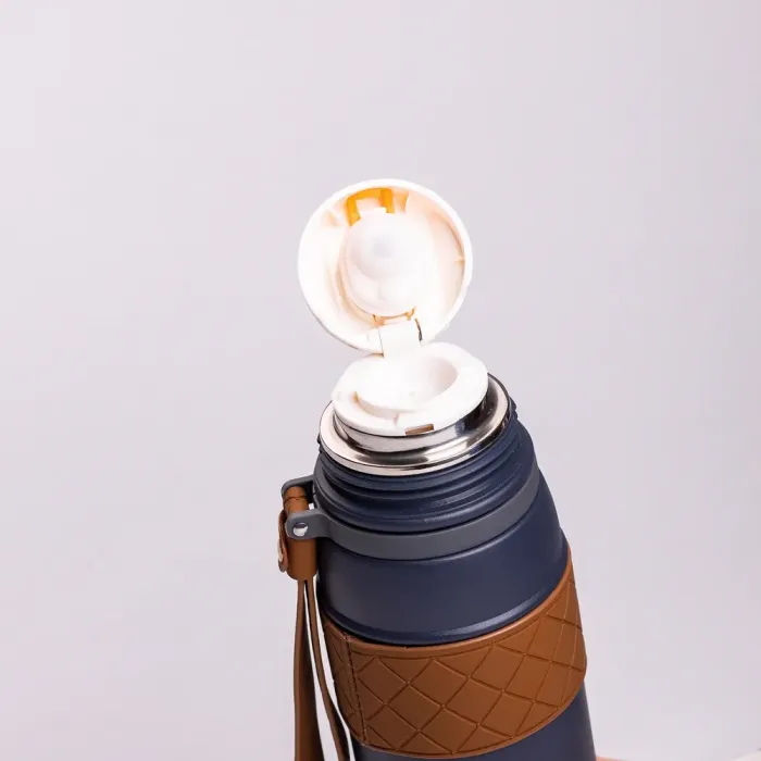 Термос металлический 700 мл из нержавеющей стали синий (HP-14-7BL) - изображение 3