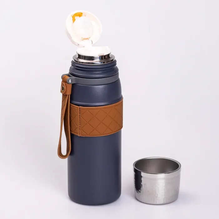 Термос металлический 700 мл из нержавеющей стали синий (HP-14-7BL) - изображение 4