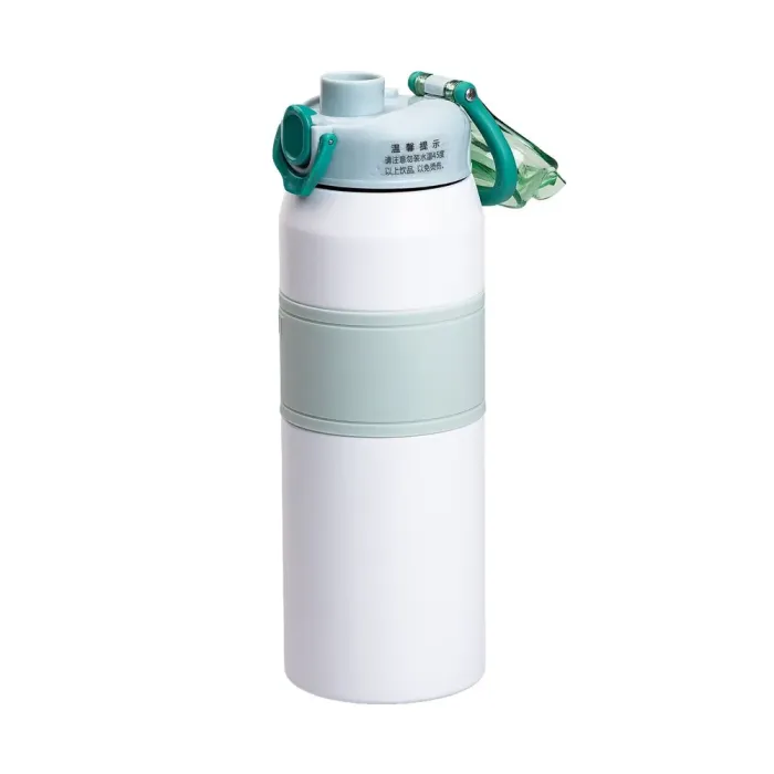 Термос металлический 800 мл из нержавеющей стали с поилкой (HP-14-6M) - изображение 2