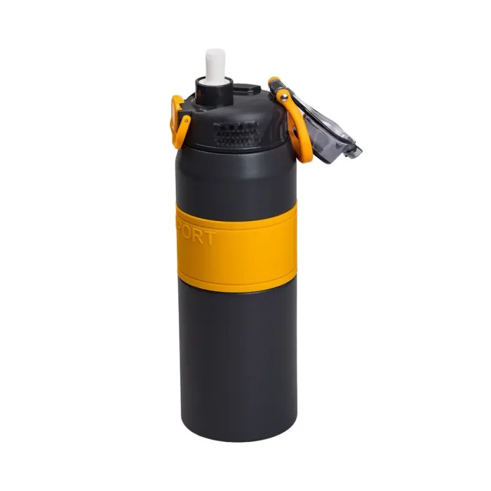 Термос металлический 800 мл из нержавеющей стали с поилкой (HP-14-6G) - изображение 3