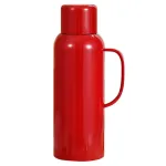 Термос Vacuum із датчиком температури з ручкою 820 мл колба з нержавіючої сталі червоний (HP-14-55R)