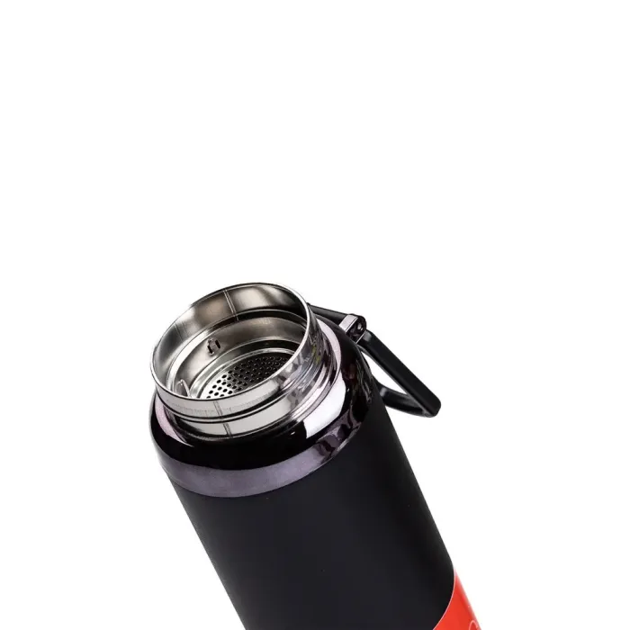 Умный термос с датчиком температуры 1 л с колбой из нержавеющей стали и ручкой черный (HP-14-29B) - изображение 3