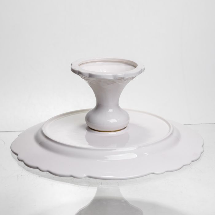 Тортівниця порцелянова Pearl 25,5 см Yiwu 120-YH-HG044 (120-YH-HG044) - изображение 4