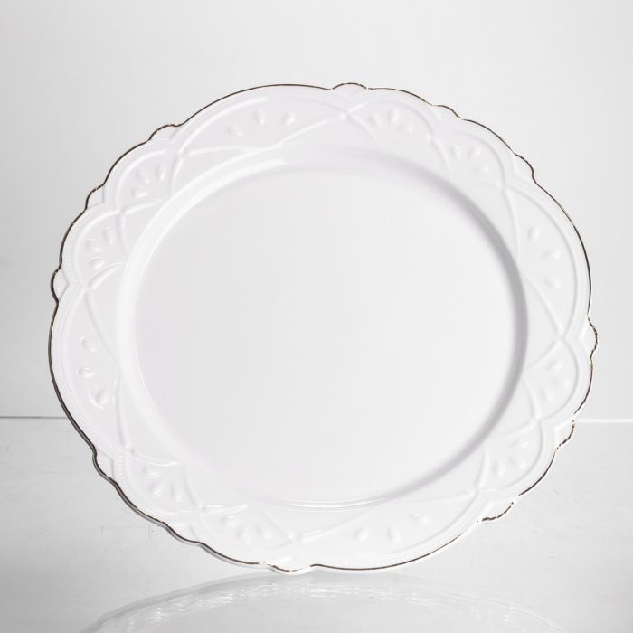 Тортівниця порцелянова Pearl 30,5 см Yiwu 120-YH-HG043 (120-YH-HG043) - изображение 3