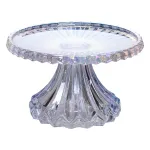 Тортівниця на ніжці Ø19 см скляна кругла підставка для торта, капкейків, тістечок HP-19-148S (HP-19-148S)